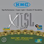 Cadena KMC X11-SL Gold 11v 2102836200 – BXSL11T4 – 4032191777634 LOGO-728×800
